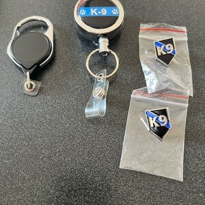 Retractable ID Holders & K9 Pins